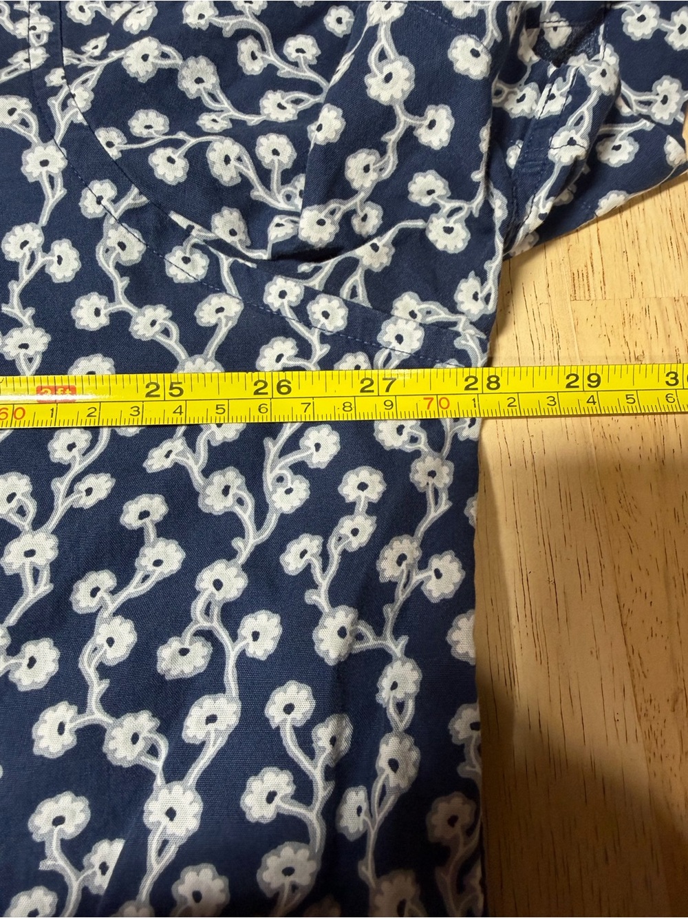 UNTUCKit Navy White Floral Hawaiian Button Down Shirt Mens 3XL Beach Vacation - Picture 8 of 11